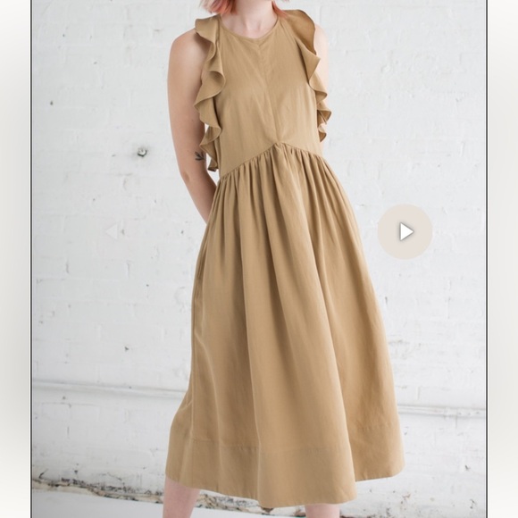 ULLA JOHNSON Cecily Ruffle Dress - Picture 5 of 11